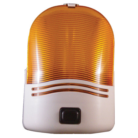 FASTENERS UNLIMITED Fasteners Unlimited 007-30SAP Omega Porch Light with Amber Lens 007-30SAP